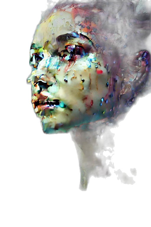 face, mask, crown, robot transparent PNG cut-out