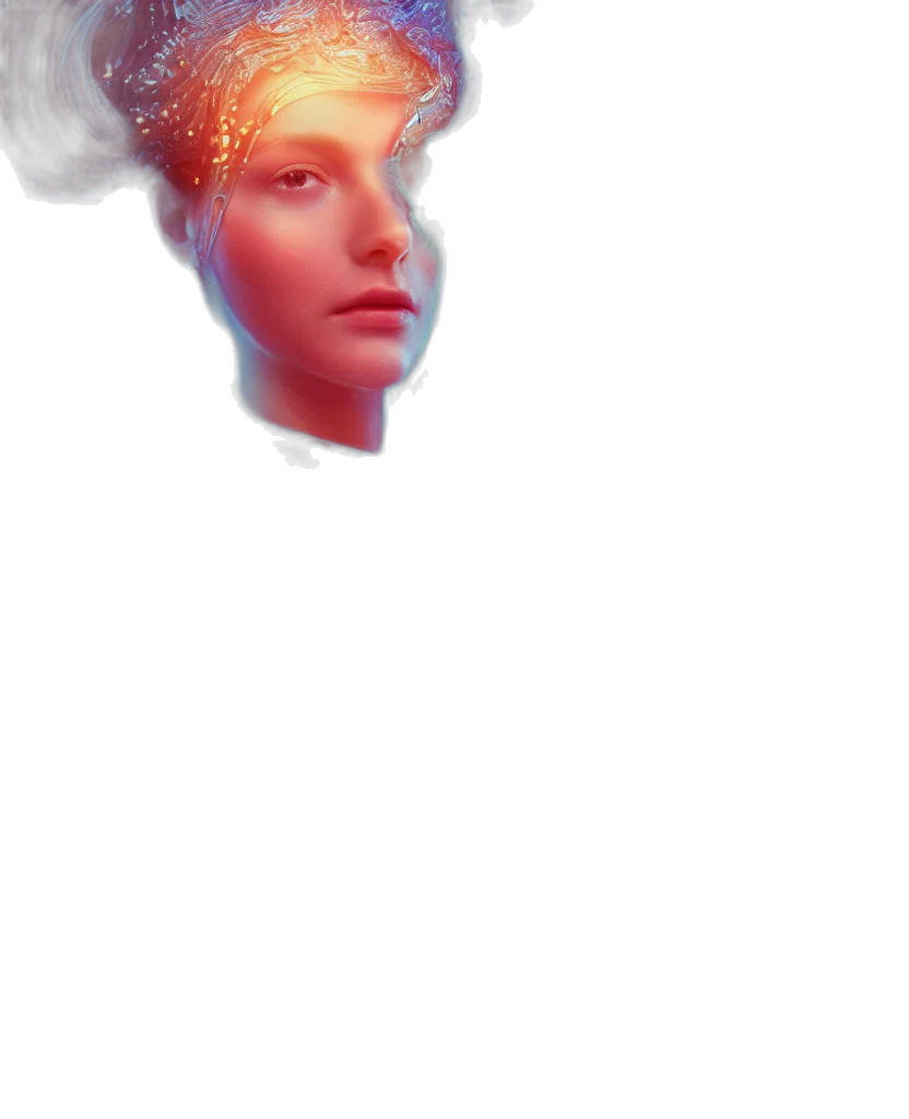 face, mask, robot, crown transparent PNG cut-out