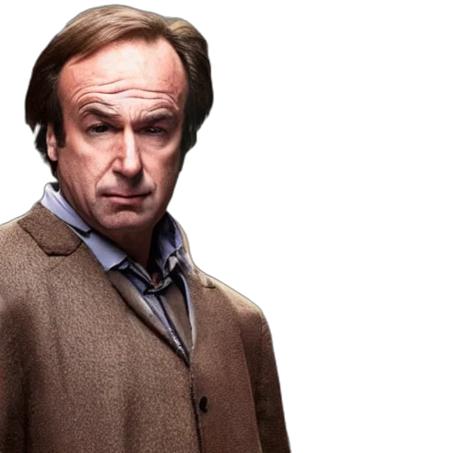 jacket, face, saul, goodman transparent PNG cut-out