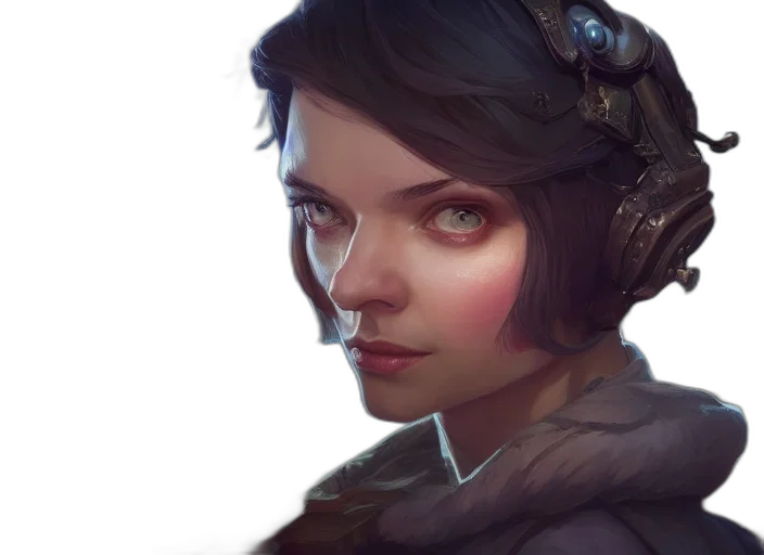 face, staff, robot, weapon transparent PNG cut-out