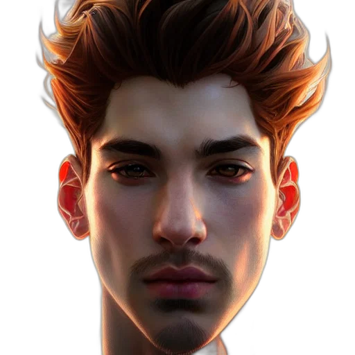 face, hair, mask, creature transparent PNG cut-out