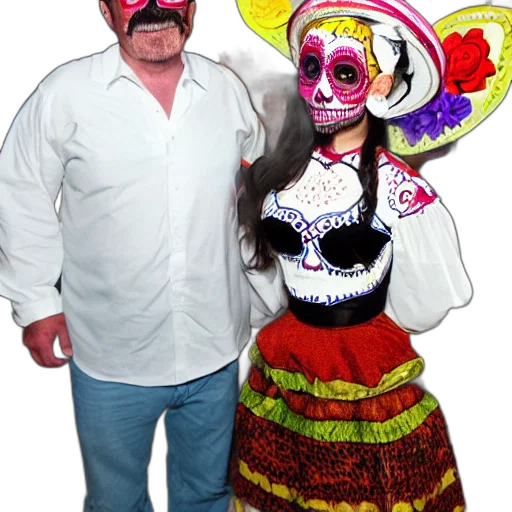 mask, face, hat, staff transparent PNG cut-out