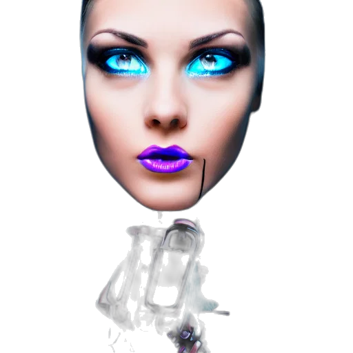 robot, jewelry, face, mask transparent PNG cut-out