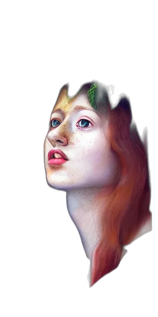 face, mask, crown, creature transparent PNG cut-out