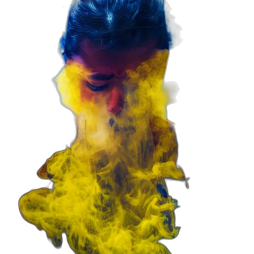 mask, face, hair, staff transparent PNG cut-out