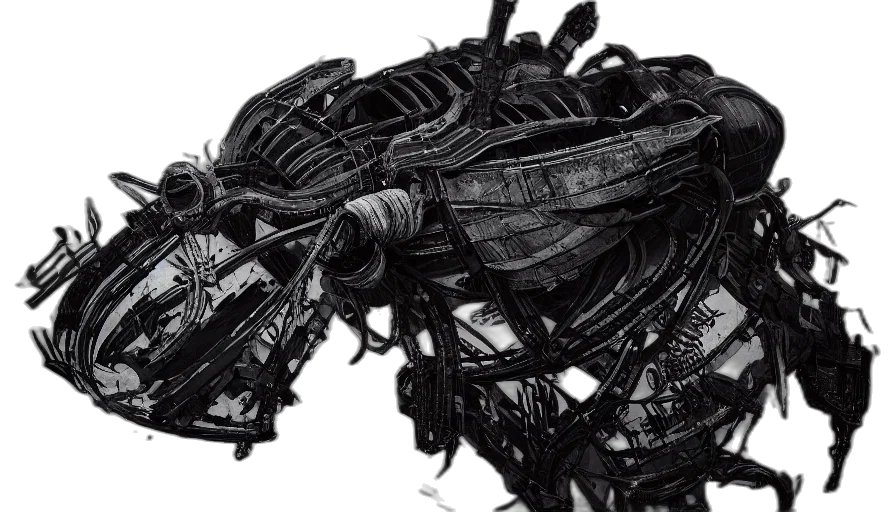 robot, crown, weapon, mask transparent PNG cut-out