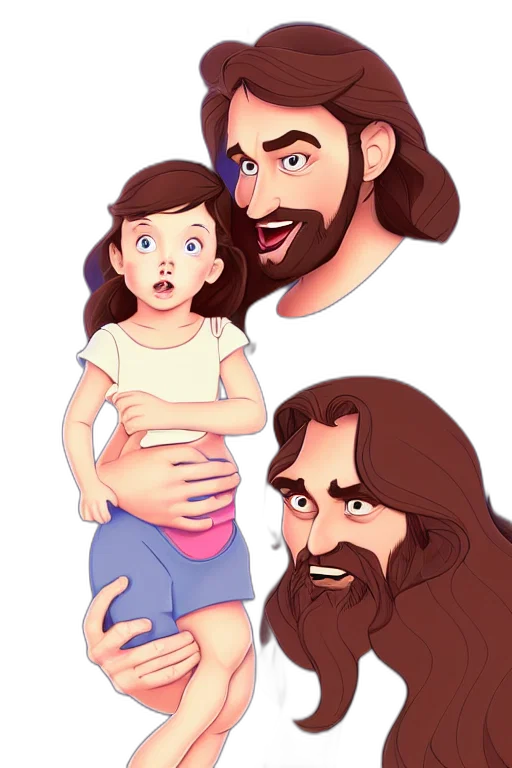 hair, cartoon, concept art, pixel art transparent PNG cut-out