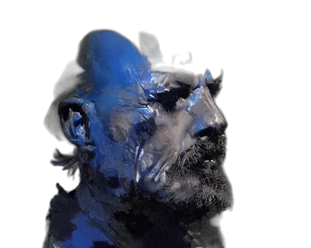 face, mask, photorealistic, 3d render transparent PNG cut-out