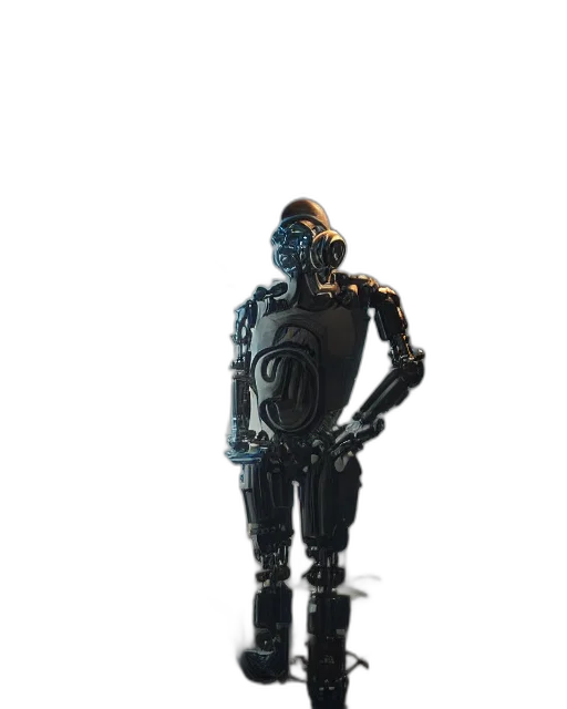 robot, staff, creature, weapon transparent PNG cut-out