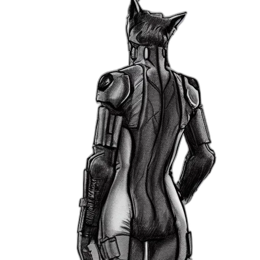 robot, jacket, mask, dress transparent PNG cut-out
