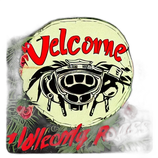 comic book art, welcome, jungle, baby transparent PNG cut-out