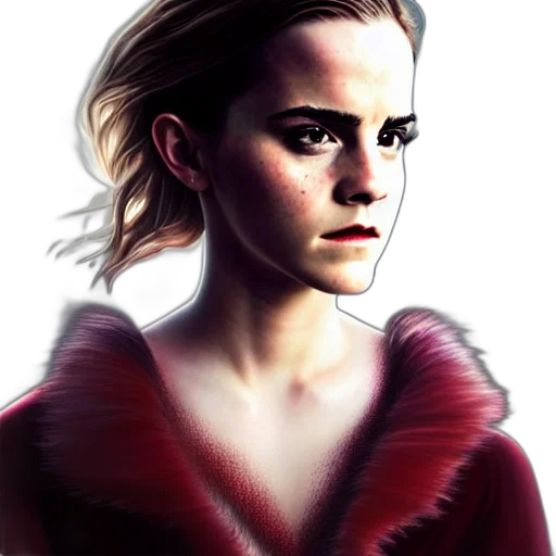 jacket, face, photorealistic, comic book art transparent PNG cut-out