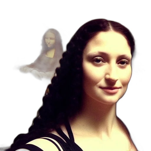 face, hair, dress, creature transparent PNG cut-out