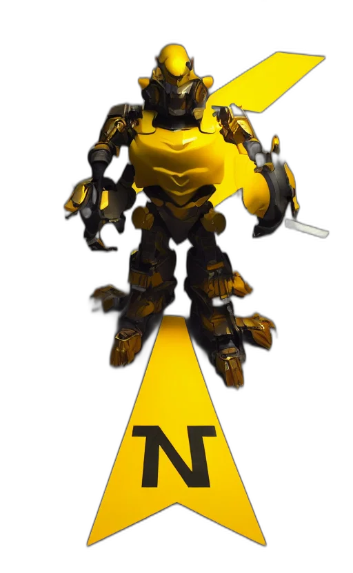 robot, weapon, concept art, 3d render transparent PNG cut-out