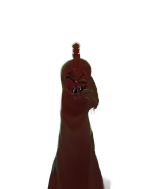 bottle, staff, mask, dragon transparent PNG cut-out