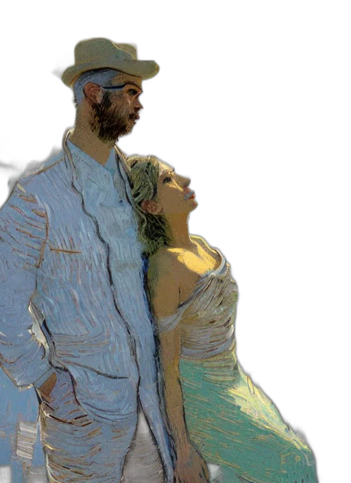 dress, oil painting, photorealistic, concept art transparent PNG cut-out