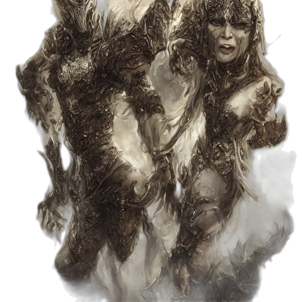 creature, dragon, hair, mask transparent PNG cut-out