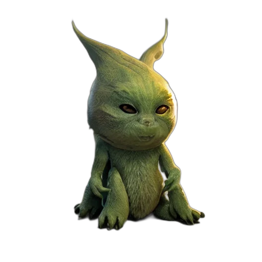 creature, dragon, animal, staff transparent PNG cut-out