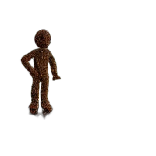 staff, robot, creature, hair transparent PNG cut-out