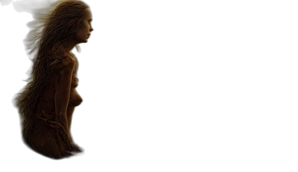 creature, hair, animal, staff transparent PNG cut-out