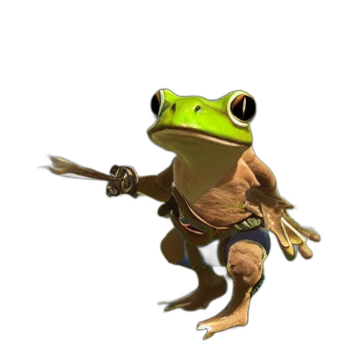 animal, creature, staff, weapon transparent PNG cut-out