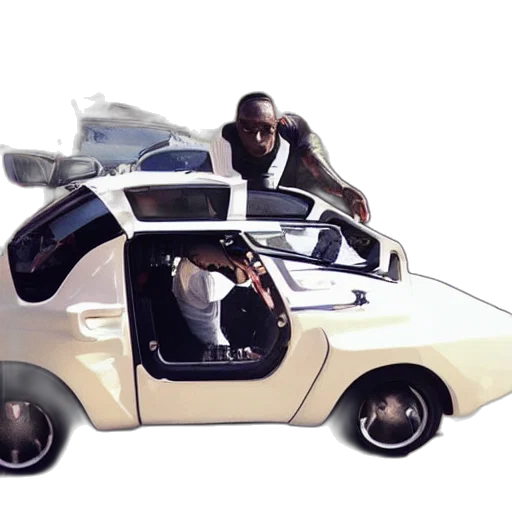 car, robot, 3d render, concept art transparent PNG cut-out