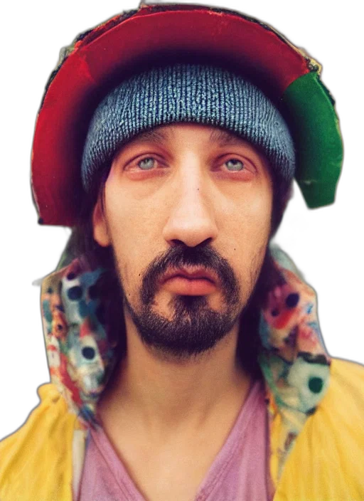 face, hat, jacket, animal transparent PNG cut-out