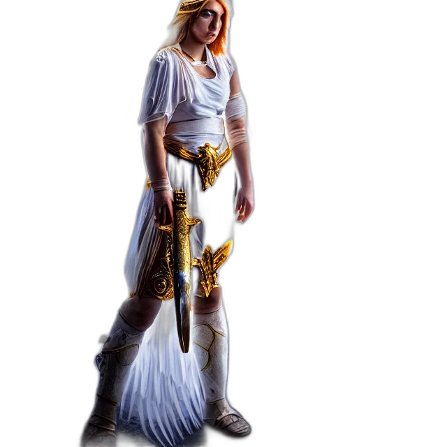 sword, staff, dress, weapon transparent PNG cut-out