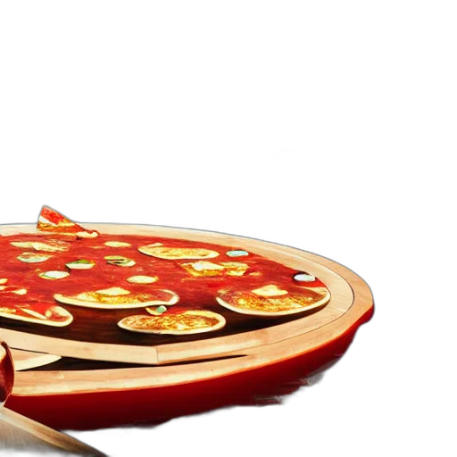 food, furniture, 3d render, photorealistic transparent PNG cut-out