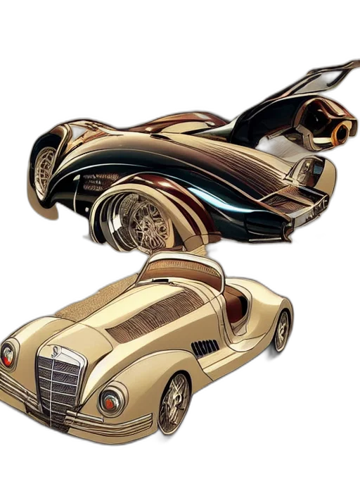 car, concept art, 3d render, photorealistic transparent PNG cut-out