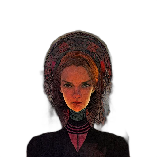 face, mask, jacket, robot transparent PNG cut-out