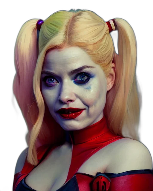 face, comic book art, concept art, photorealistic transparent PNG cut-out