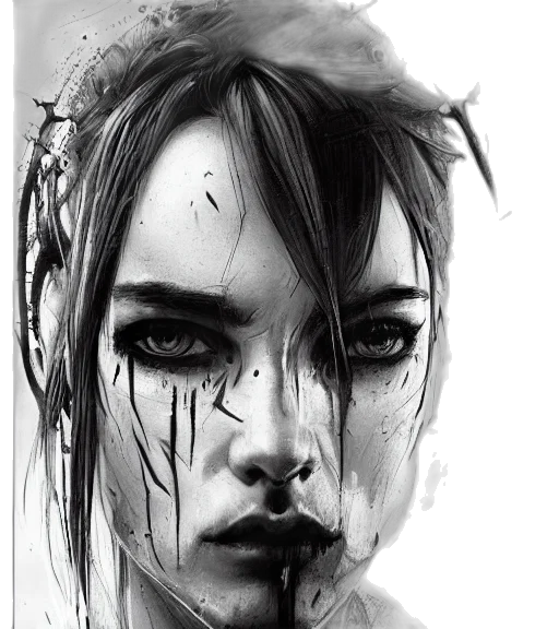 face, mask, photorealistic, comic book art transparent PNG cut-out