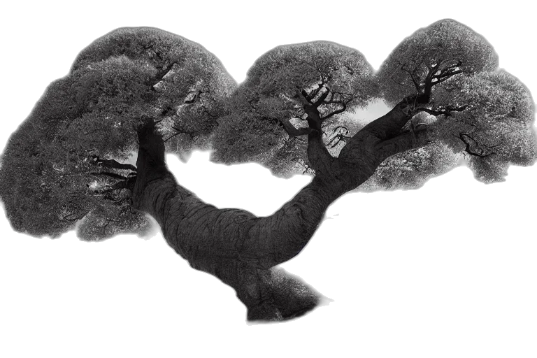 tree, dragon, animal, hair transparent PNG cut-out