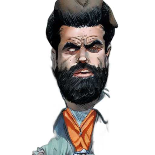 staff, face, cartoon, concept art transparent PNG cut-out