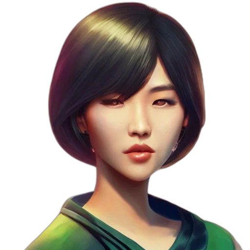 face, staff, photorealistic, fantasy art transparent PNG cut-out