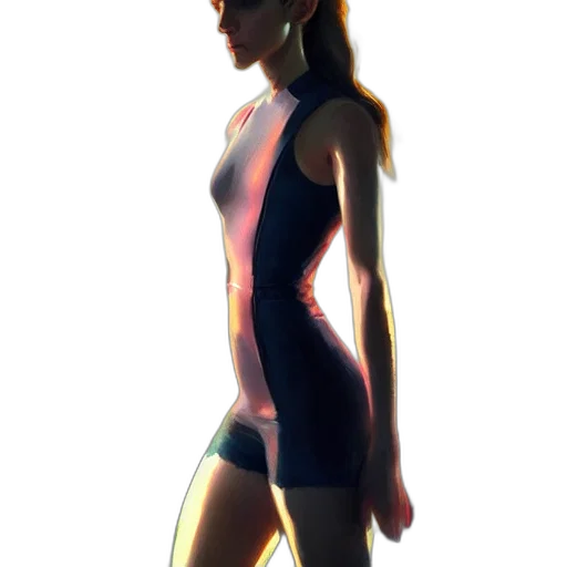 dress, robot, jacket, staff transparent PNG cut-out
