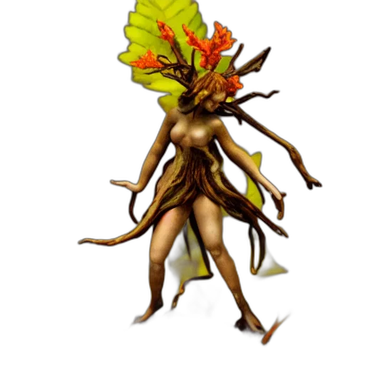 tree, staff, creature, crown transparent PNG cut-out