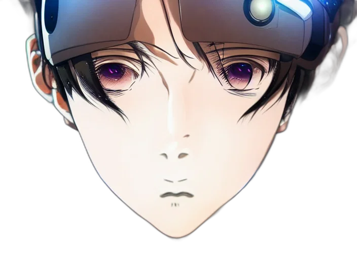 robot, face, mask, hat transparent PNG cut-out