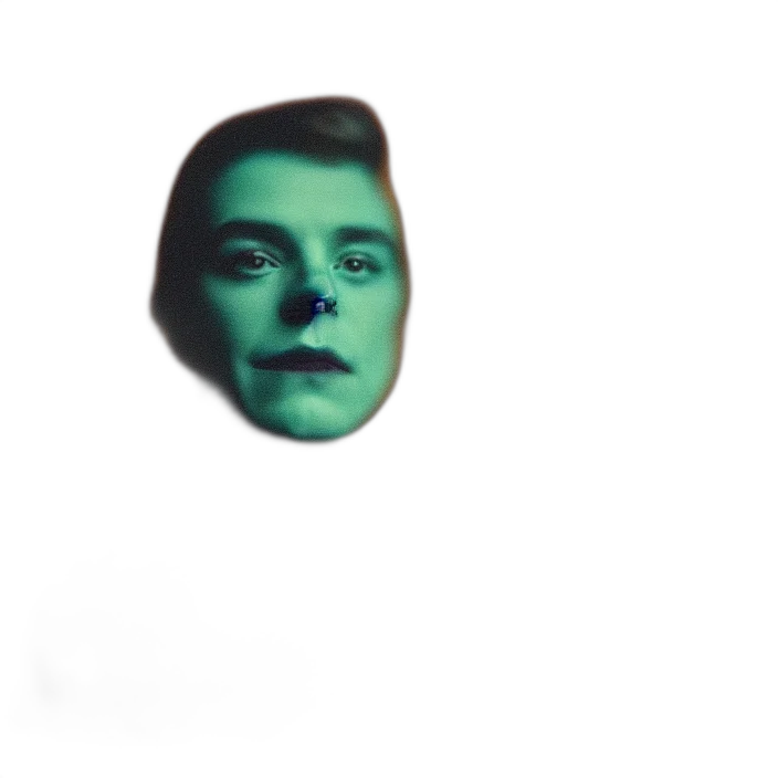 face, mask, creature, robot transparent PNG cut-out