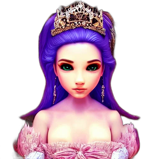 crown, jewelry, dress, fantasy art transparent PNG cut-out