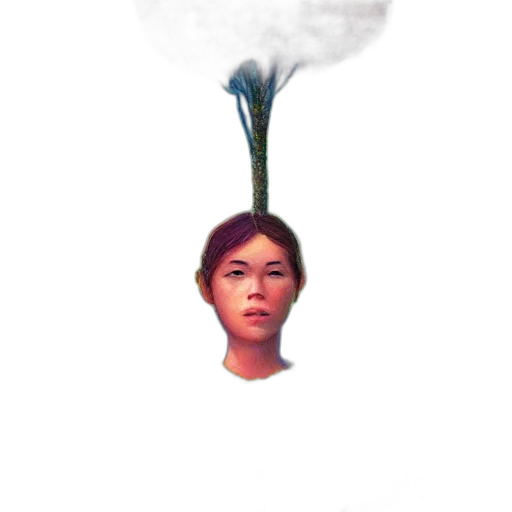 staff, creature, umbrella, hat transparent PNG cut-out