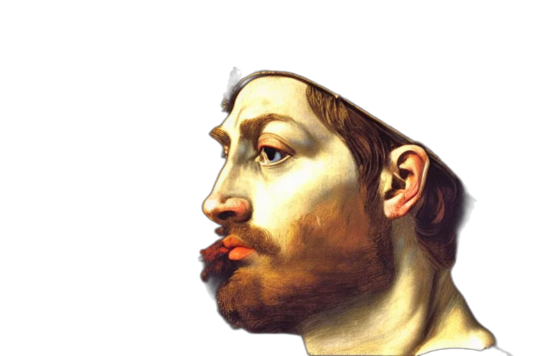 face, crown, mask, staff transparent PNG cut-out