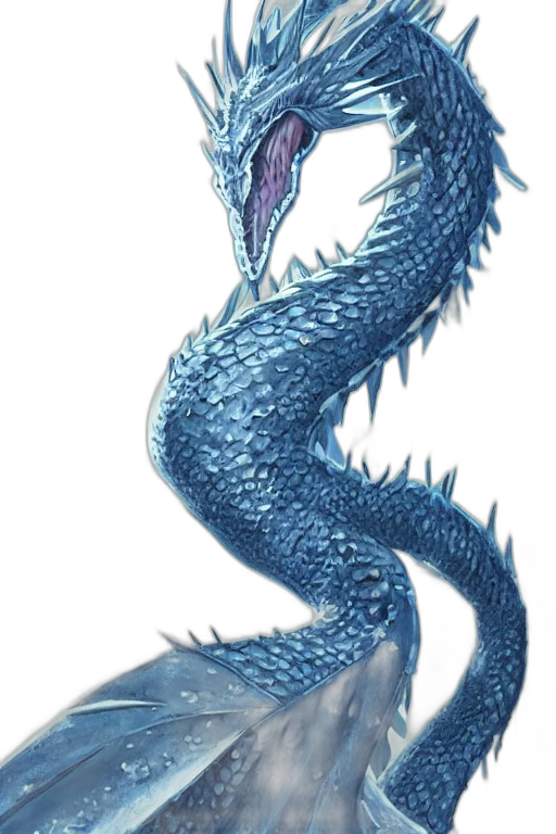 dragon, creature, staff, animal transparent PNG cut-out