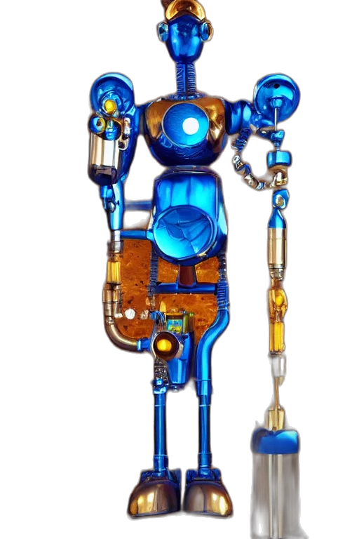 robot, staff, jewelry, weapon transparent PNG cut-out
