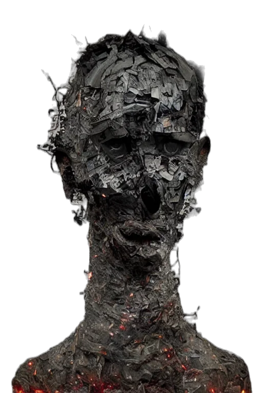 face, mask, robot, staff transparent PNG cut-out