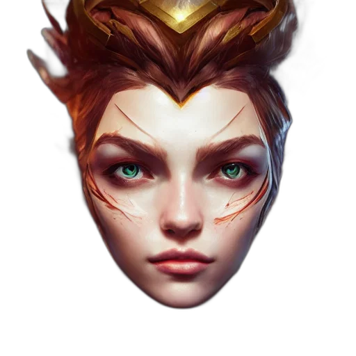 face, crown, mask, jewelry transparent PNG cut-out