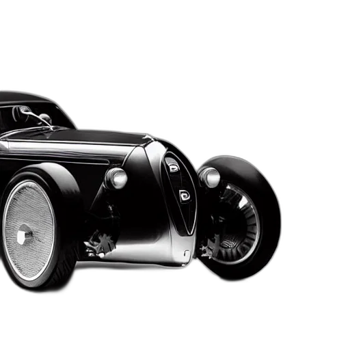 car, robot, 3d render, photorealistic transparent PNG cut-out