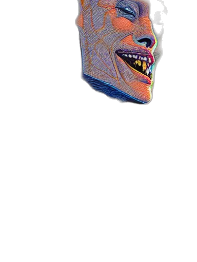 face, mask, creature, robot transparent PNG cut-out