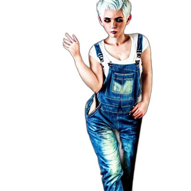 dress, concept art, photorealistic, cyberpunk transparent PNG cut-out